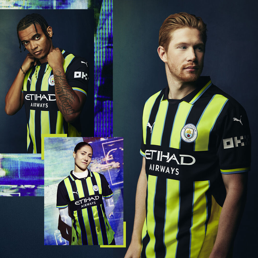 Kids' Manchester City Home Jersey 2024/25 With Custom