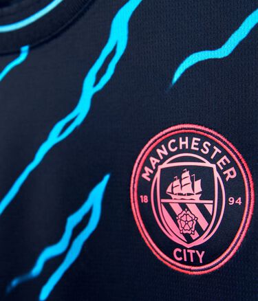 Kids' Manchester City Third Jersey 2023/24 with HAALAND 9 printing