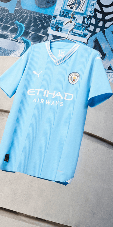 Camiseta Puma Manchester City Grealish 2023 2024 azul