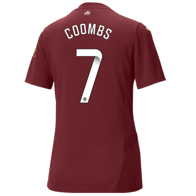 Women's Manchester City Third Jersey 2024/25 With COOMBS 7 Printing