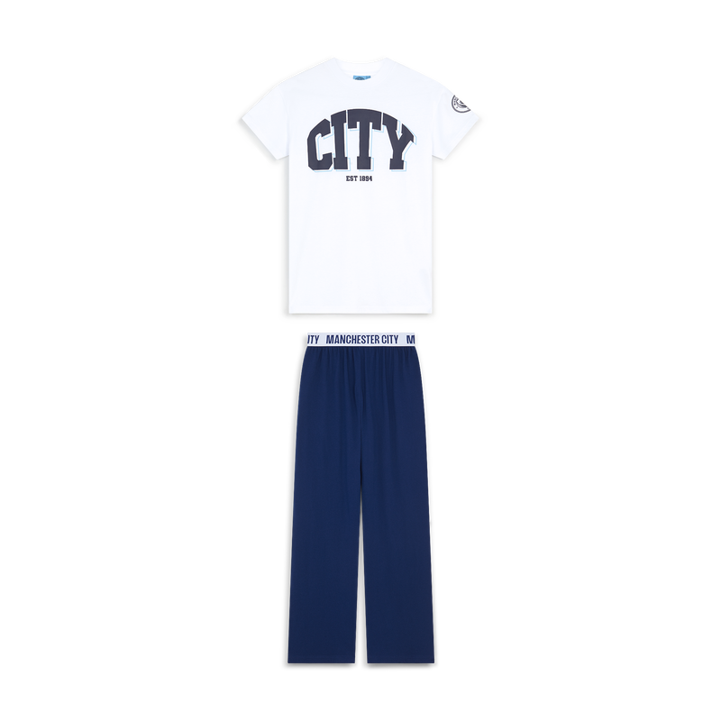MCFC KIDS COLLEGIATE SS PJ - navy