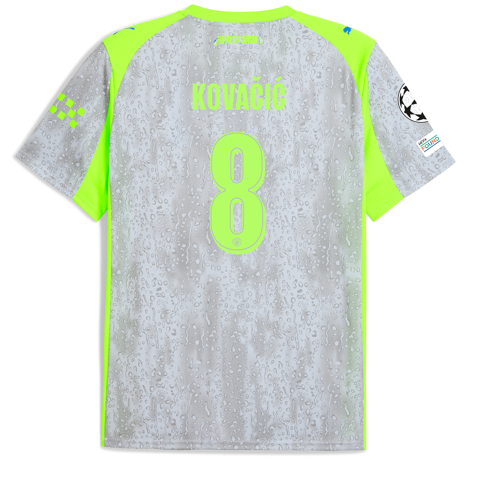 マンチェスター・シティ KOVAČIĆ 背番号8 シャツ Womens' Manchester City Third Jersey 2025/26 With KOVAČIĆ 8