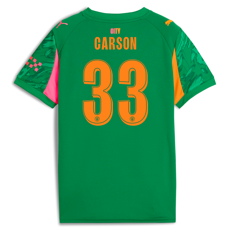 KIDS GK JERSEY SS-CARSON-33-EPL-PL - green