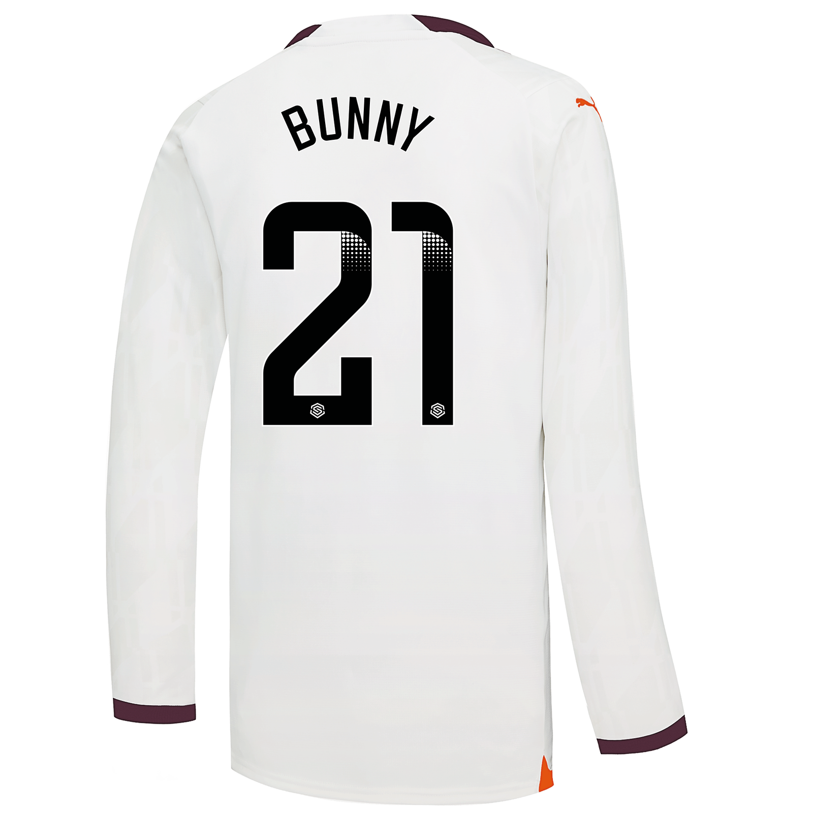 Camiseta Manga Larga 2ª Equipación Manchester City 2023/24 con estampado de  BUNNY 21