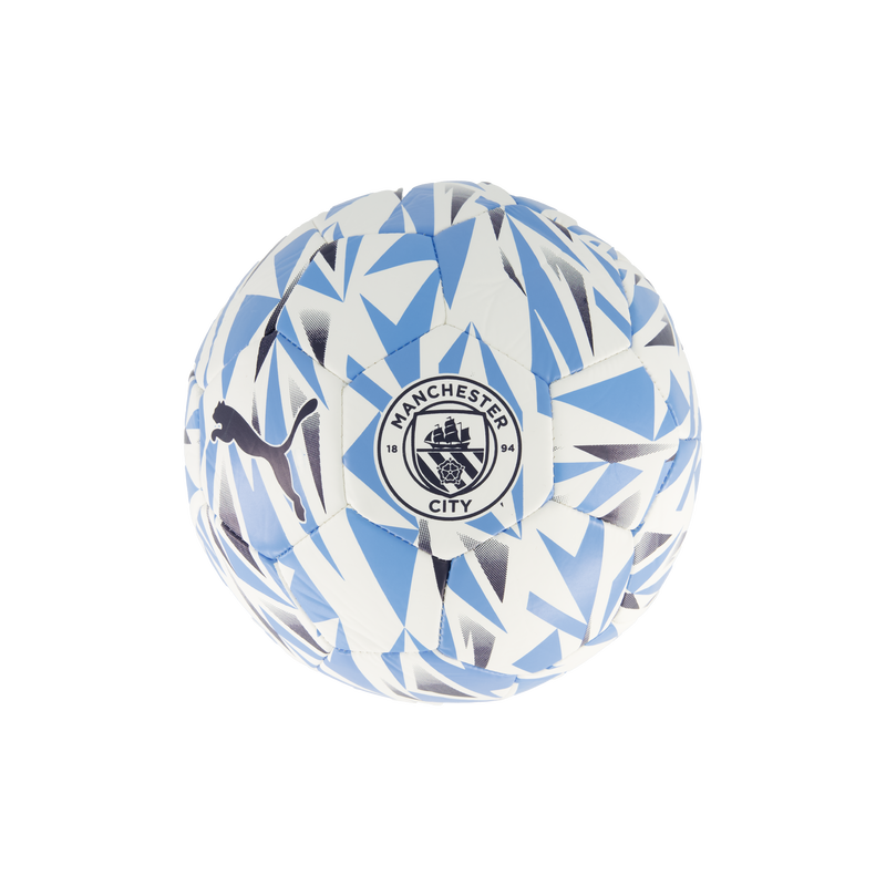 Man City Graphic Mini Ball white - Check out all Manchester City balls online - Official Manchester City FC store