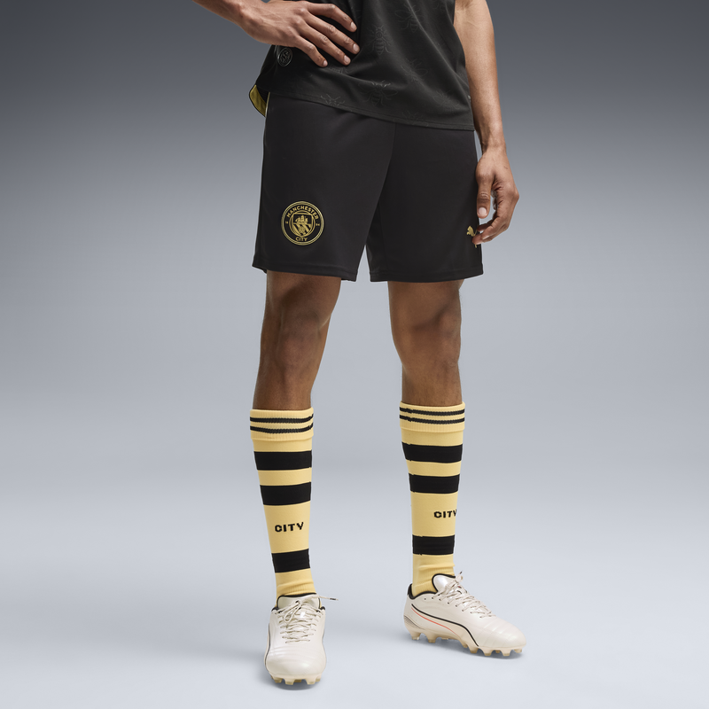 MCFC RP SHORTS - PUMA Black-Flaxen