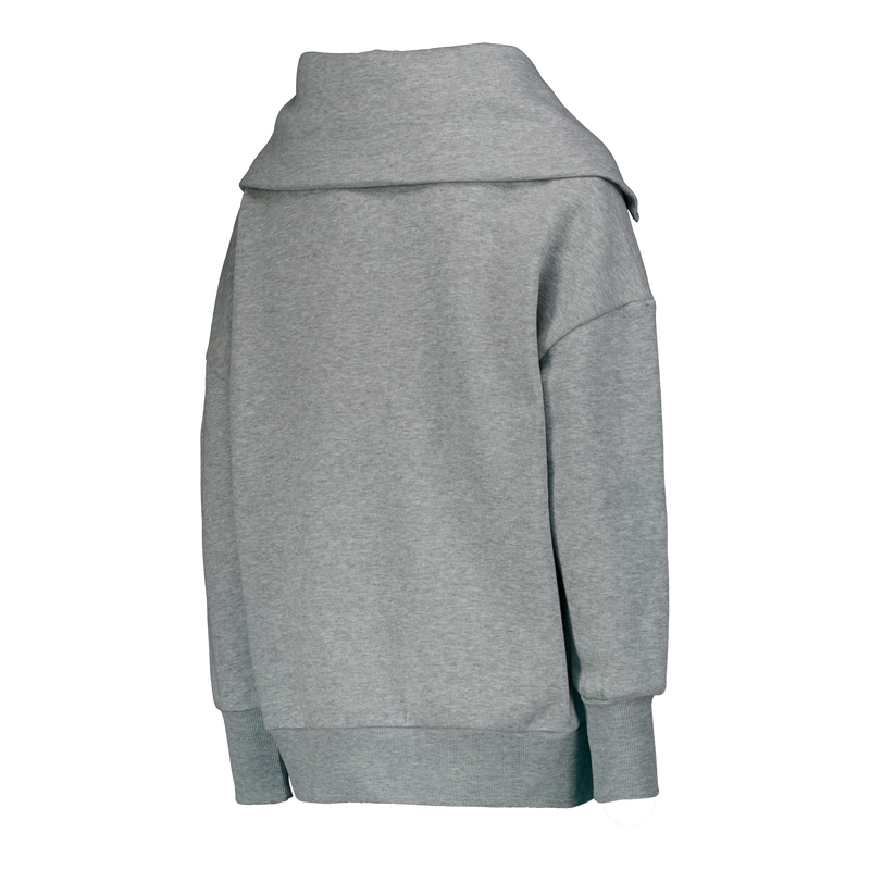 MCFC FW WOMENS HALF ZIP SWEAT - grey