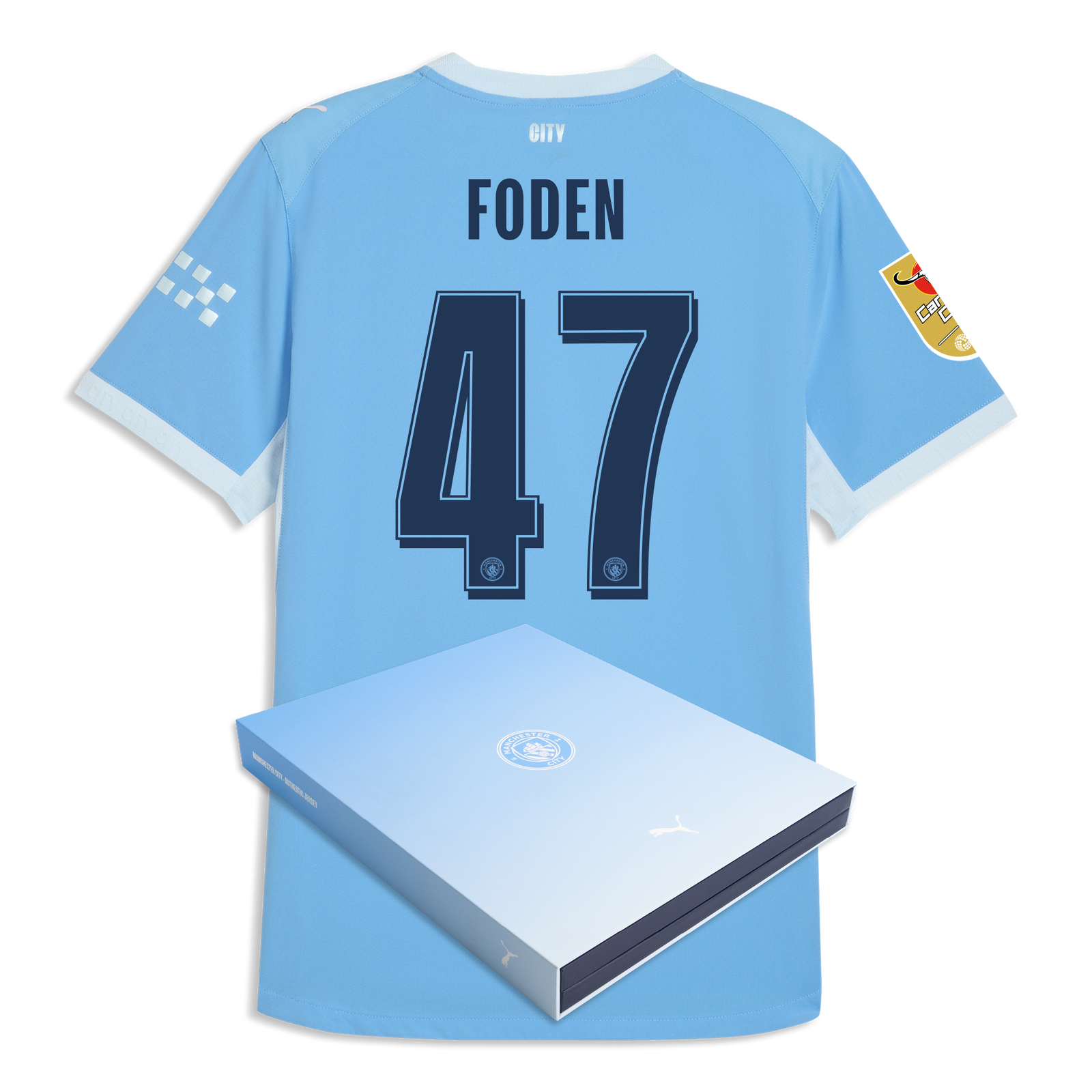 Manchester City Home Authentic Jersey 2026/27 With FODEN 47