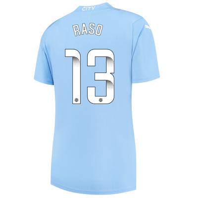 Women's Manchester City Home Jersey 2023/24 with RASO 13 printing