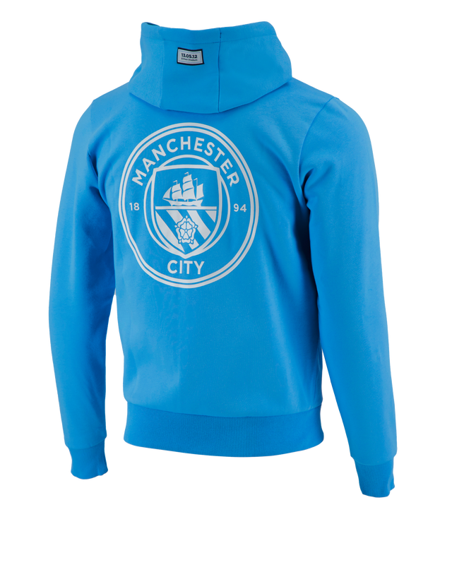 MCFC FW MENS 9320 VARSITY FZ HOODY - light blue