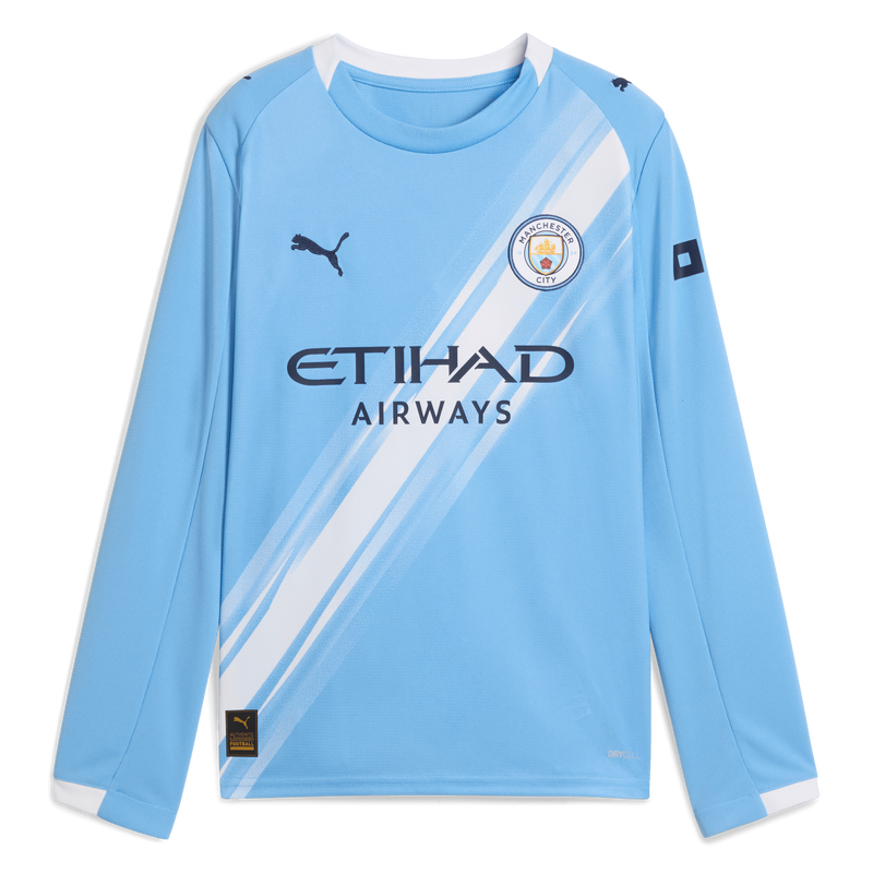 MCFC RP KIDS HOME JERSEY LS - team light blue