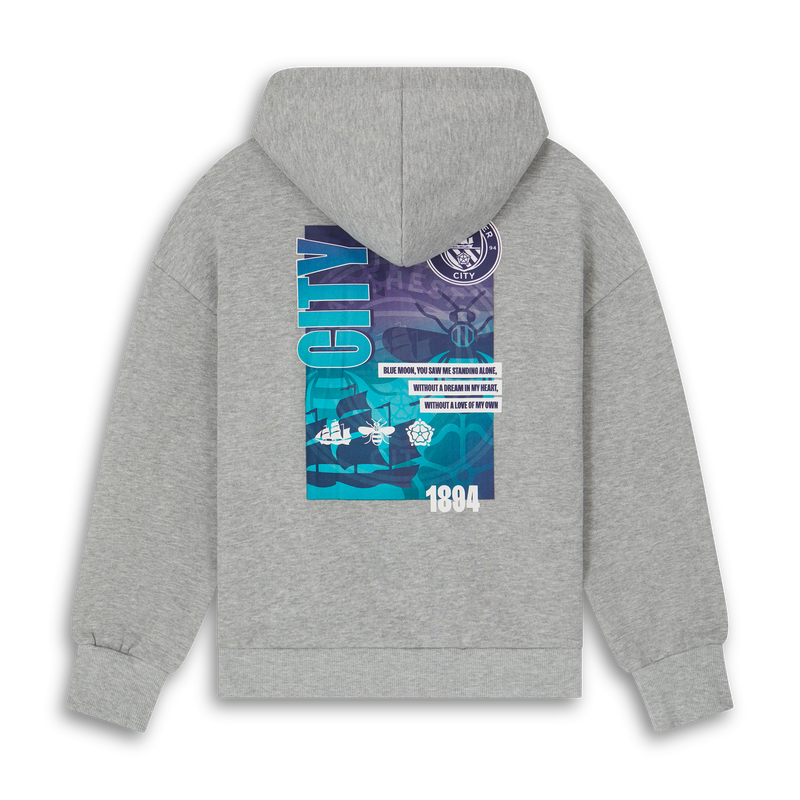 MCFC FW BOYS GRAPHIC HOODIE - Grey