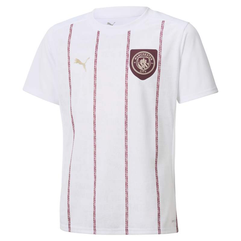 MCFC MW KIDS PREMATCH SS JERSEY - white