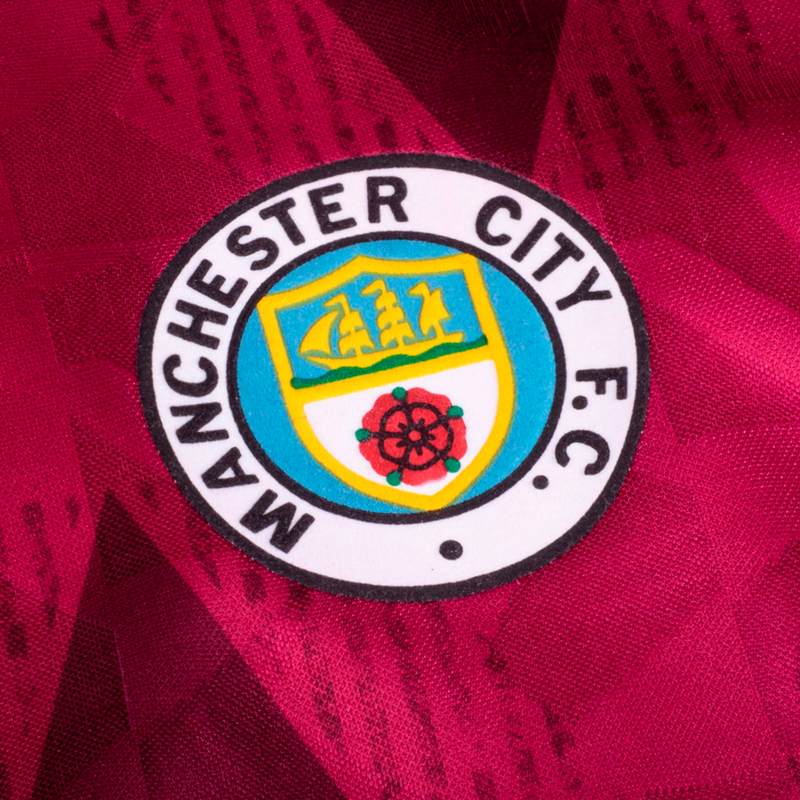 MCFC FW 1989 AWAY SHIRT - burgundy