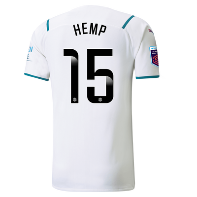 Manchester City Authentic Away Shirt 21/22 with Lauren Hemp printing