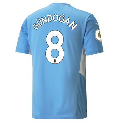 Manchester City Home Shirt 21/22 with İlkay Gündoğan printing