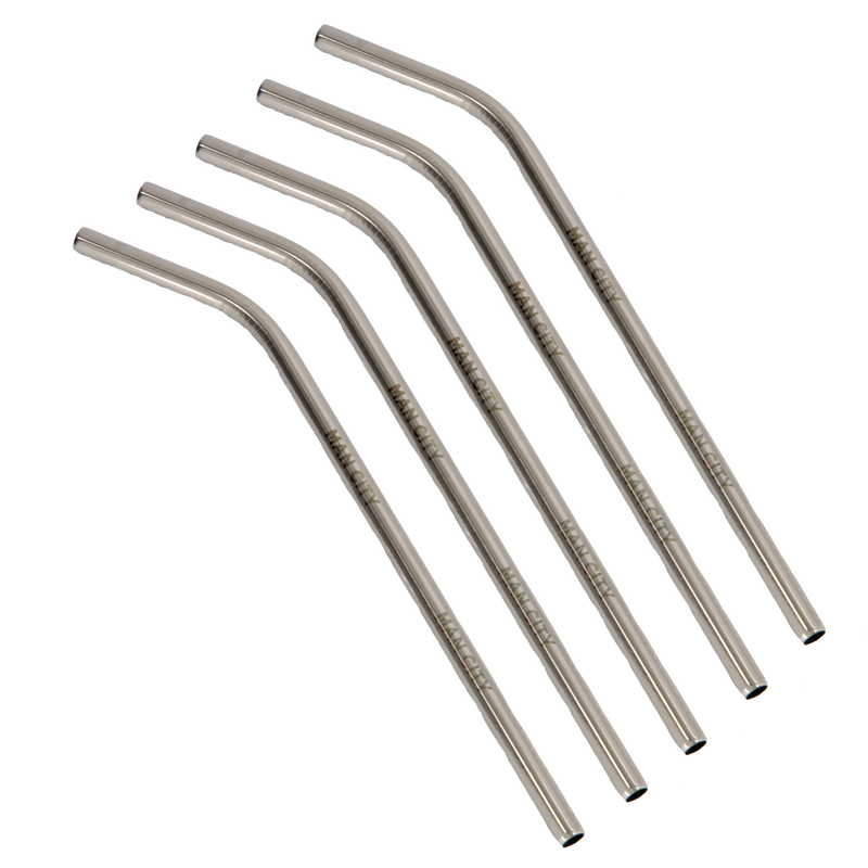 MCFC FW REUSABLE STRAWS 6 PACK - silver