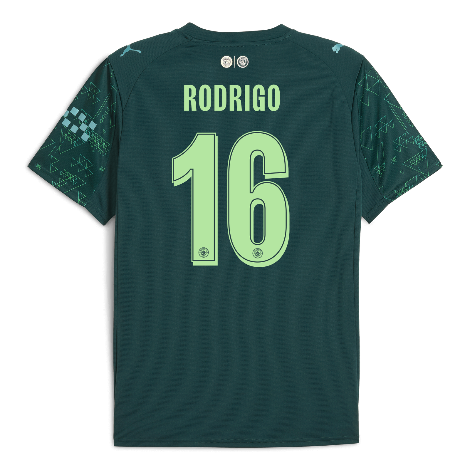 マンチェスター・シティ Rodrigo 16番 半袖 シャツ マンチェスター・シティ EA SPORTS FC ジャージー 2025/26