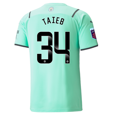 Manchester City Goalkeeper Shirt 21/22 with Karima Benameur Taieb printing