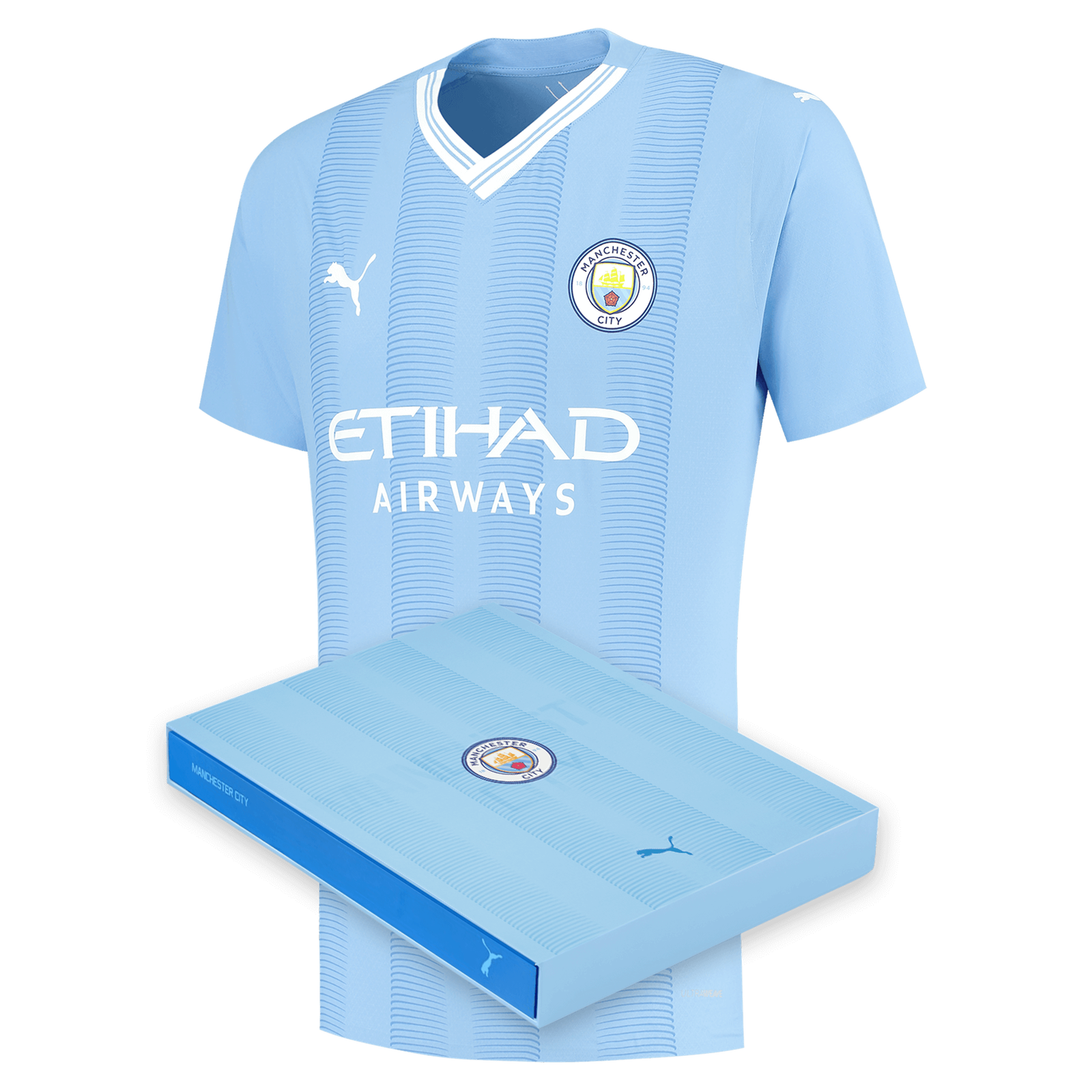 Manchester City Authentic Home Jersey 2023/24 In Gift Box