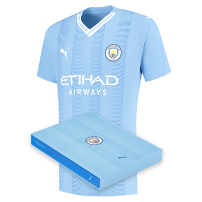 Manchester City Home Authentic Jersey 2023/24 In Gift Box