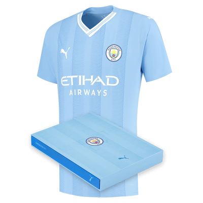 Camiseta regalo auténtica de la 1ª equipación del Manchester City 2023/24