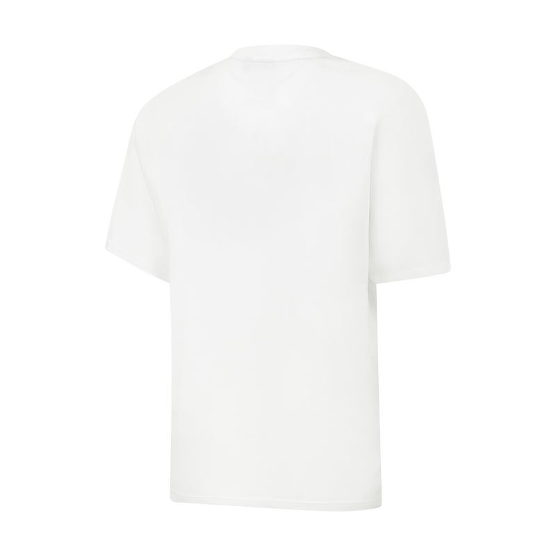 MCFC WOMENS COLLEGIATE BF TEE - white