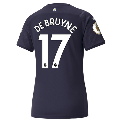 Womens Manchester City 3rd Shirt 21/22 with Kevin de Bruyne printing