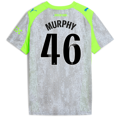 Kids' Manchester City Third Jersey 2025/26 With MURPHY 46 Printing