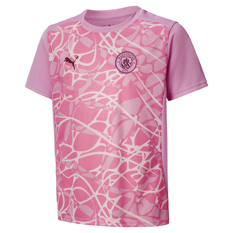 MCFC MW KIDS PREMATCH SS JERSEY - pink icing