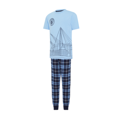 Manchester City Kids Stadium Kurzarm-Pyjama