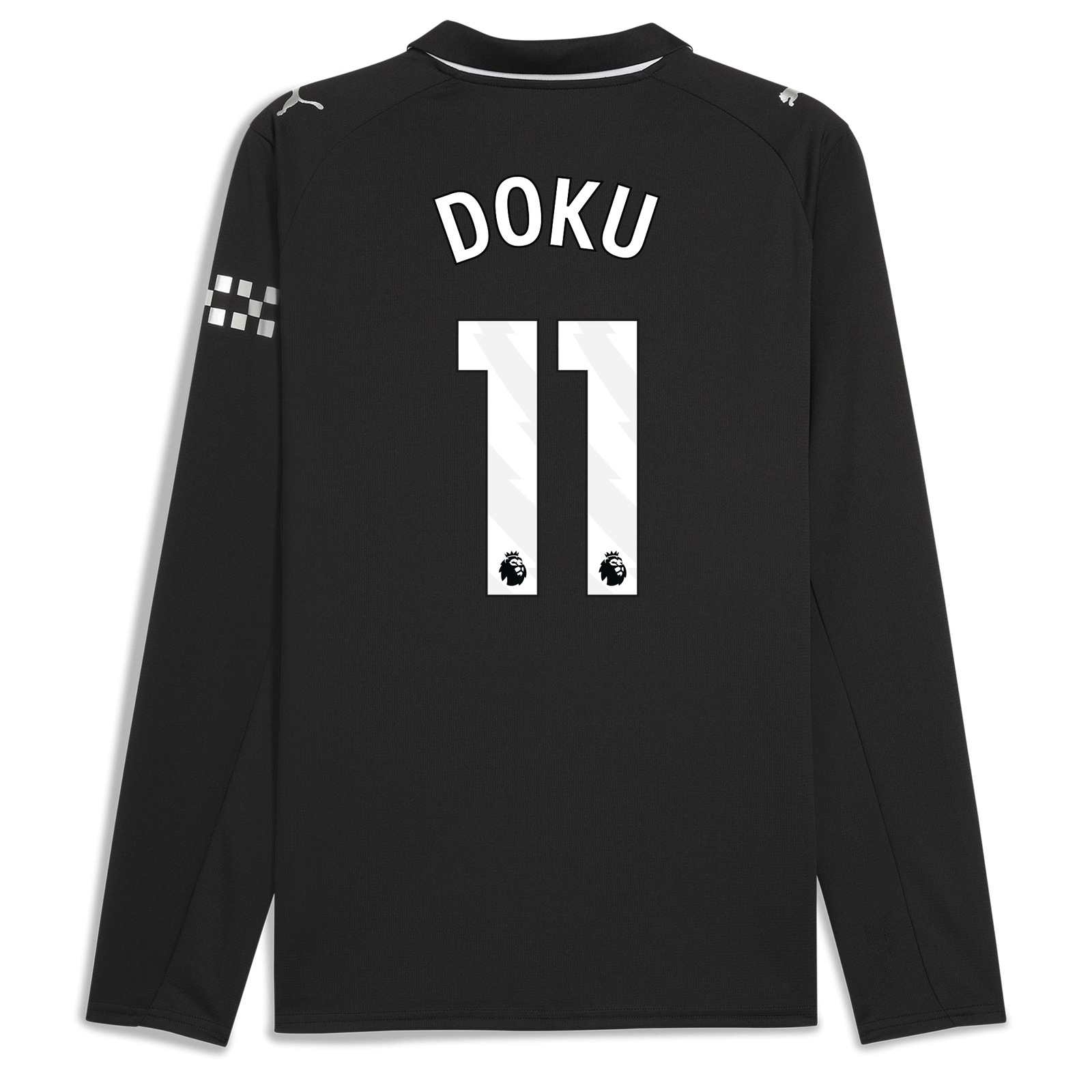 MANCHESTER CITY 長袖　ロンT マンチェスター・シティ 2025/26 アウェイ 長袖 DOKU 11プリント