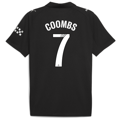 Manchester City Away Jersey 2025/26 With COOMBS 7 Printing