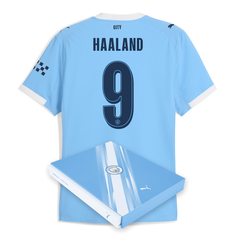 MENS AUTHENTIC Home SHIRT SS-HAALAND-9-EPL-PL - 