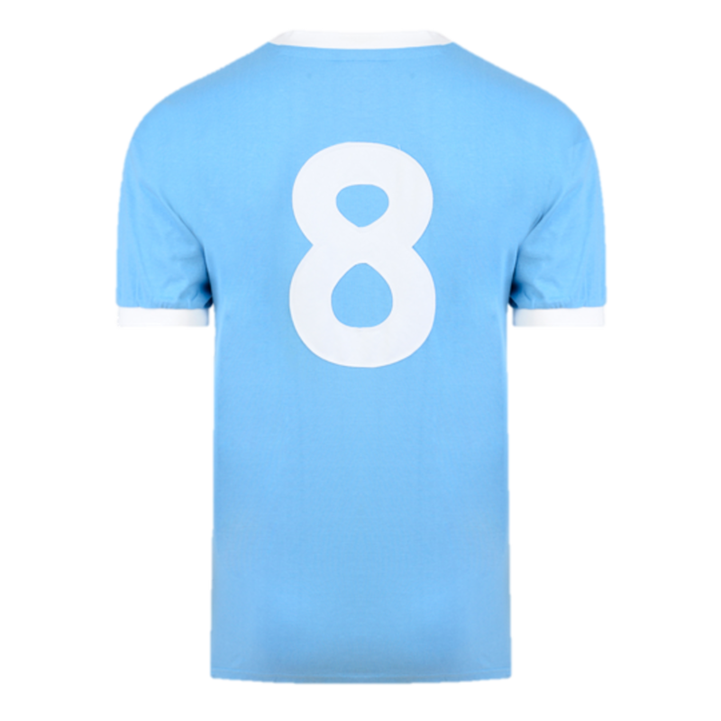 MCFC FW 1972 SHIRT W/ NO8 EMBELLISHMENT - light blue