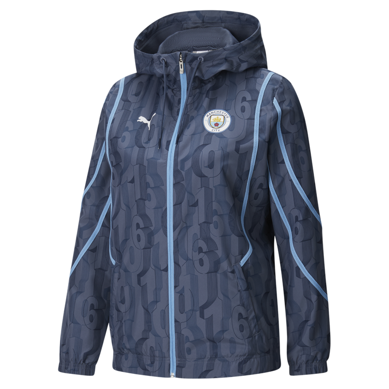 MCFC MW WMNS PREMATCH WOVEN JACKET - navy