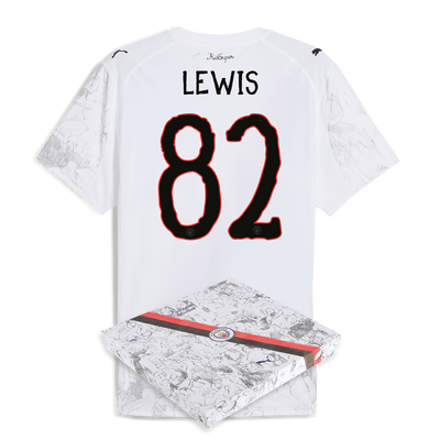 マンチェスター・シティ KidSuper オーセンティックユニフォーム 2025/26（ギフトボックス入り、LEWIS 82 印刷付き）