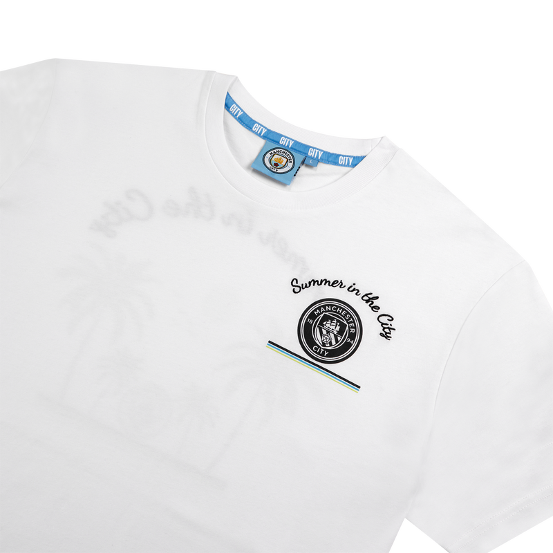 MCFC MENS SUMMER TSHIRT - white