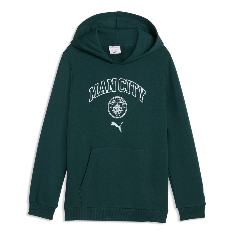 MCFC LW KIDS FTBLCULTURE HOODIE - Green Terrain-Sea Glass