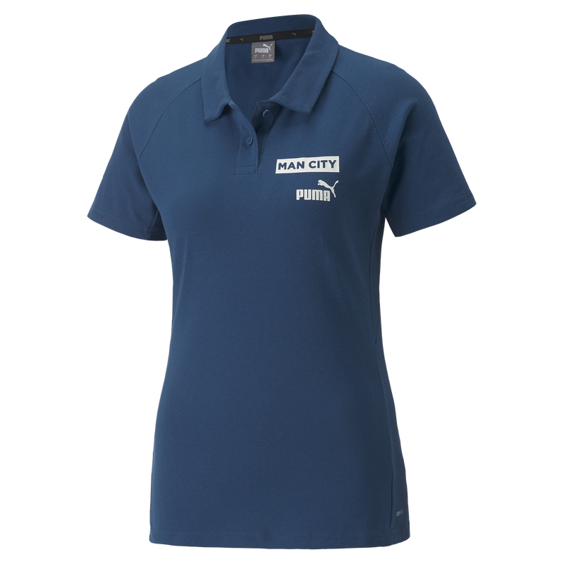 MCFC TR WOMENS CASUALS POLO - blue turquoise