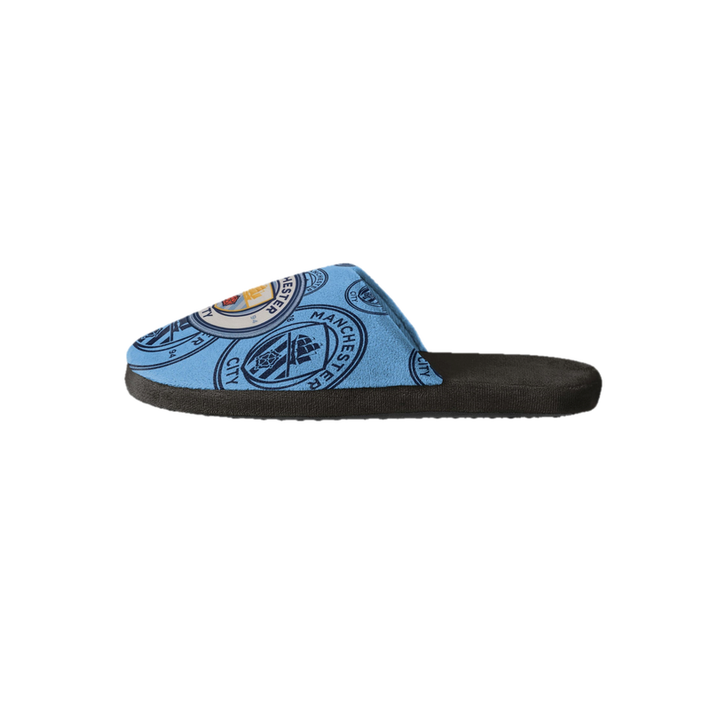 MCFC ALL OVER PRINT SLIPPER - blue