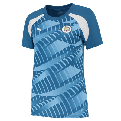 Camiseta prepartido del Manchester City para mujer