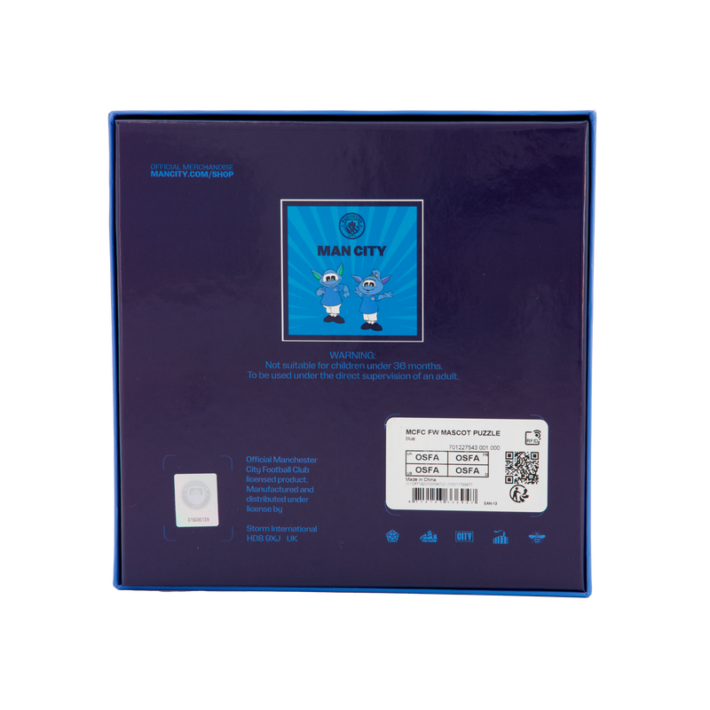 MCFC FW MASCOT PUZZLE - blue