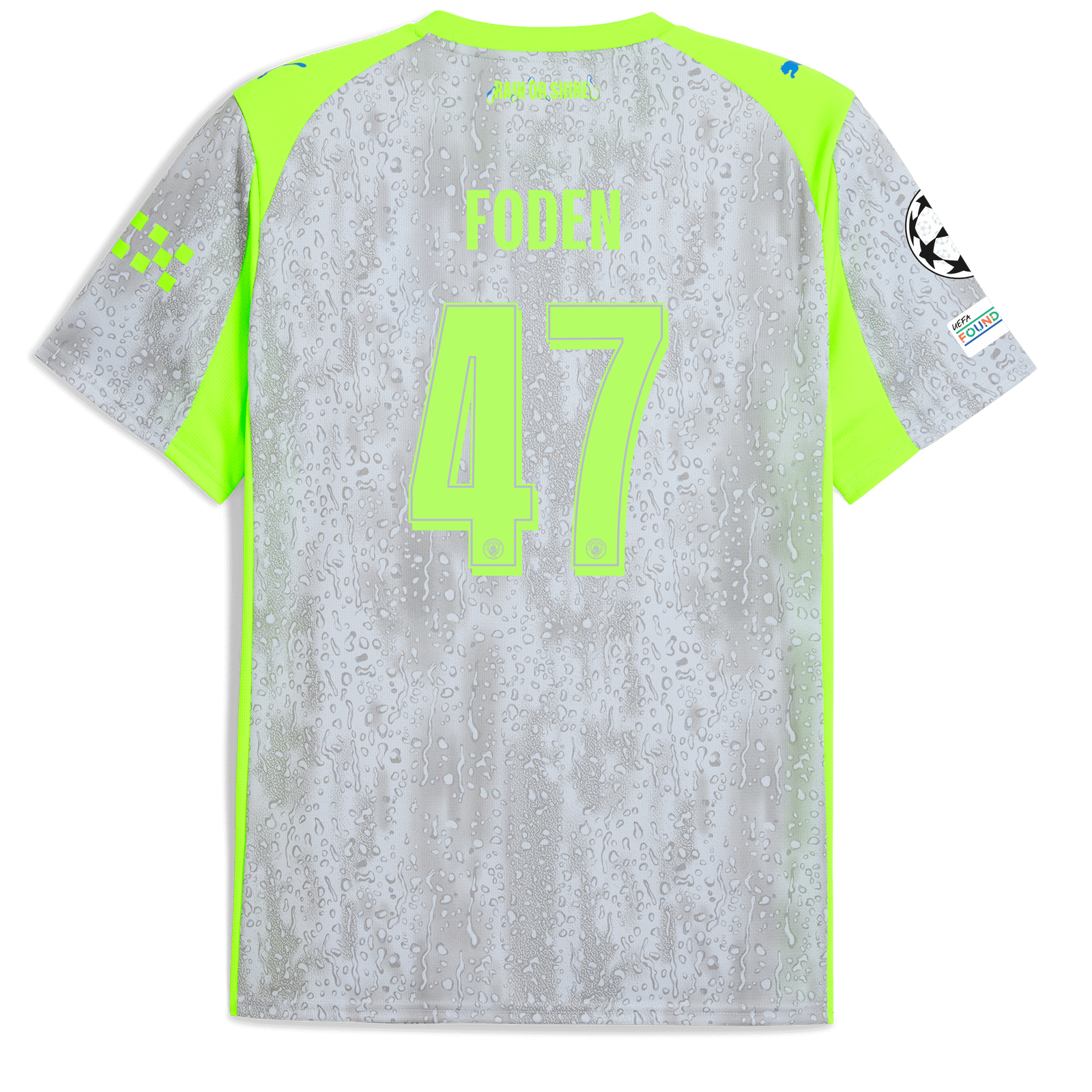 Manchester City Third Jersey 2025/26 With FODEN 47 Printing