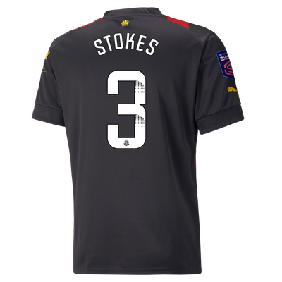Manchester City Maglia Gara Away 2022/23 con stampa STOKES 3