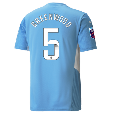 Manchester City Home Shirt 21/22 with Alex Greenwood printing