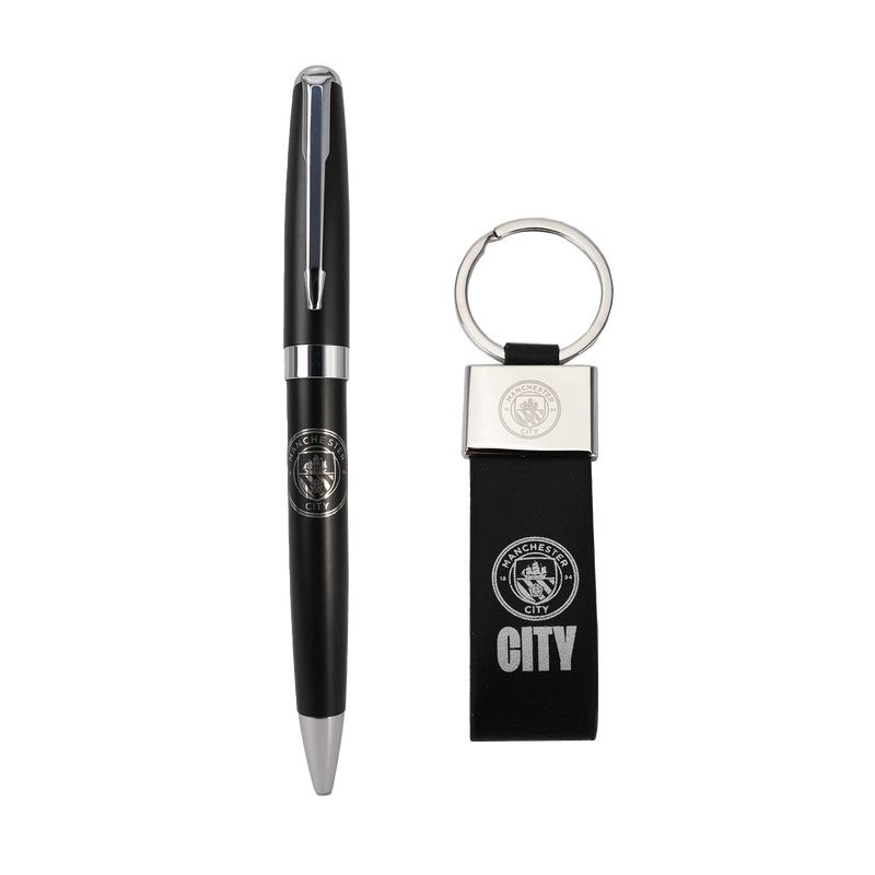 MCFC FW EXECUTIVE PEN & KEY RING SET - black