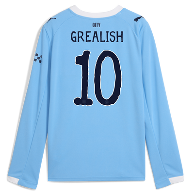 Puma Manchester City Jack Grealish Home Jersey w/ EPL + No