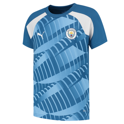 Camiseta prepartido del Manchester City para niños