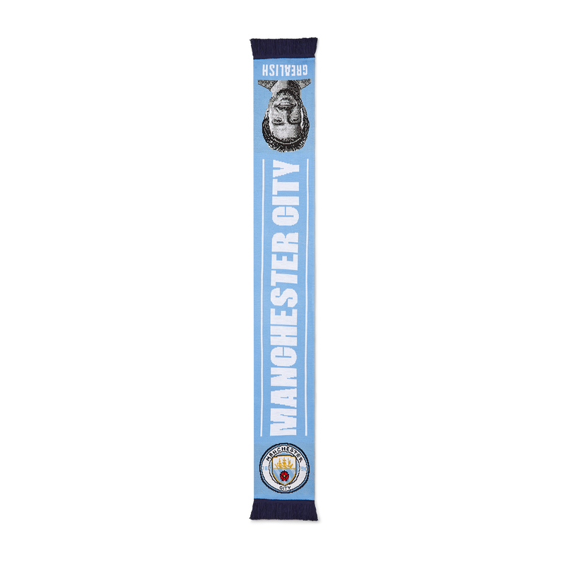 MCFC FW GREALISH FACE SCARF - light blue